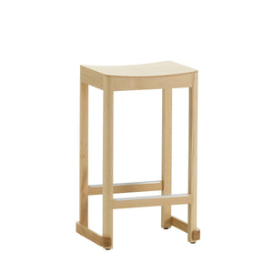 Atelier Bar Stool Chairs Artek Counter Height Natural Lacquered Beech 