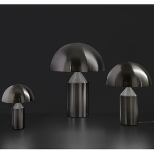 Atollo Nickel Table Lamp Table Lamps Oluce 