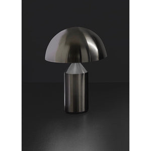 Atollo Nickel Table Lamp Table Lamps Oluce Small 