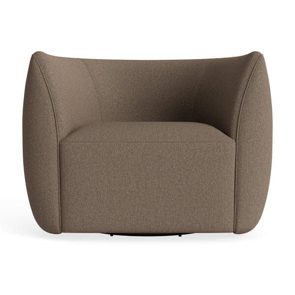 Council Swivel Lounge Chair lounge chair BluDot Kvadrat Autumn Cardamom 