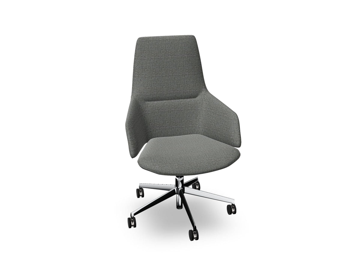 Aston Office Five Way Star Base Armchair Office Chair Arper 