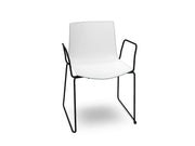 Catifa 46 Polypropylene Bi-Color Sled Base Chair Side/Dining Arper 