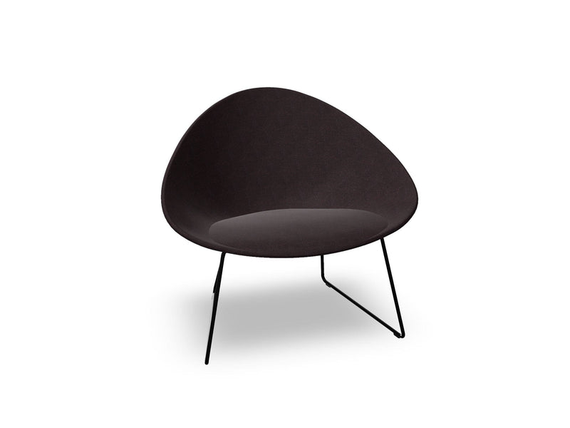 Adell Sled Base Lounge Chair With Fully Upholstered lounge chair Arper 