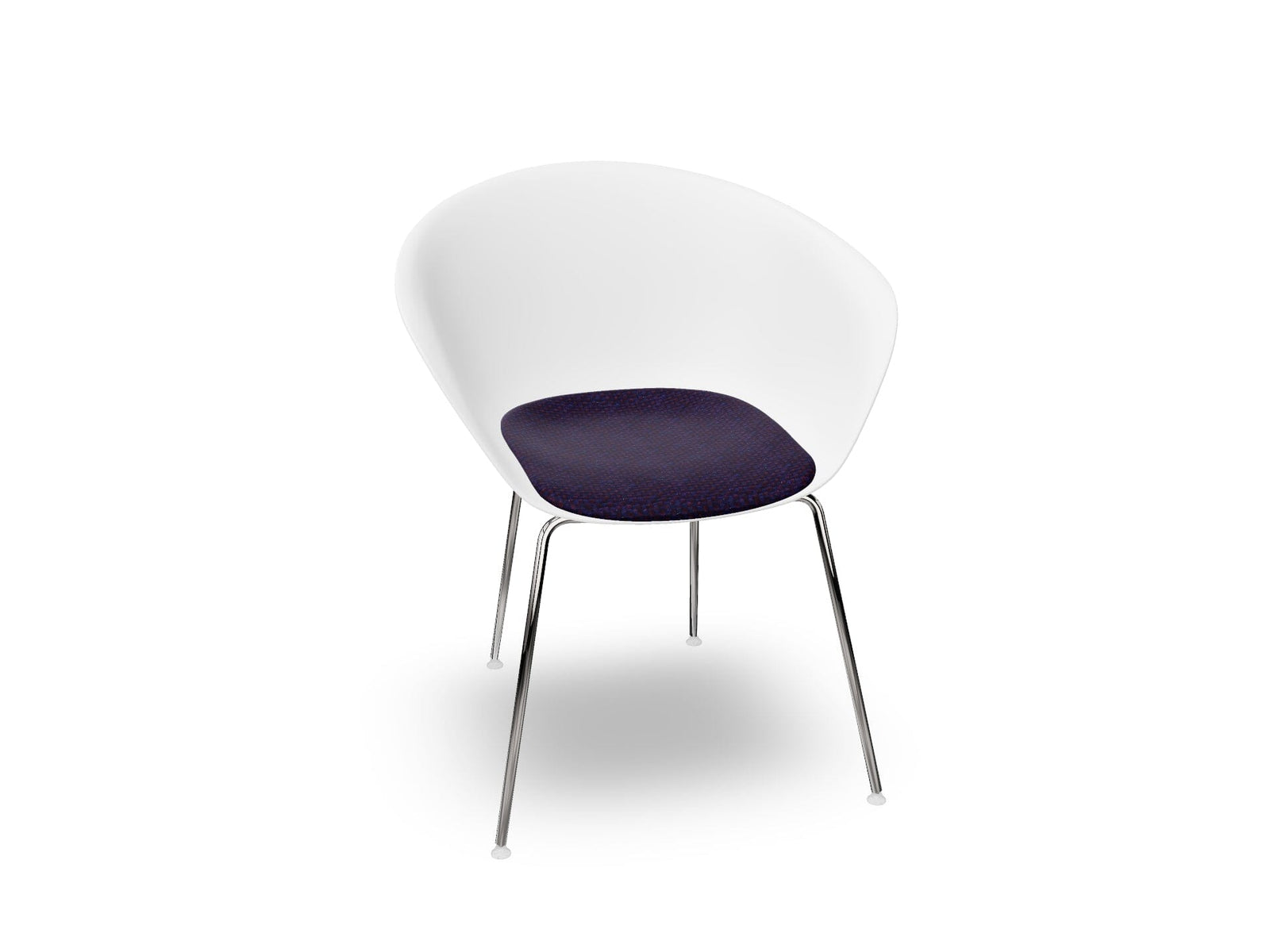 Duna 02 Four Leg Chair With Seat Cushion Chairs Arper 