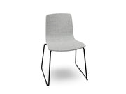 Aava 02 Sled Base Chair With Fully Upholstered Chairs Arper 