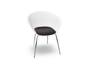 Duna 02 Four Leg Chair With Seat Cushion Chairs Arper 