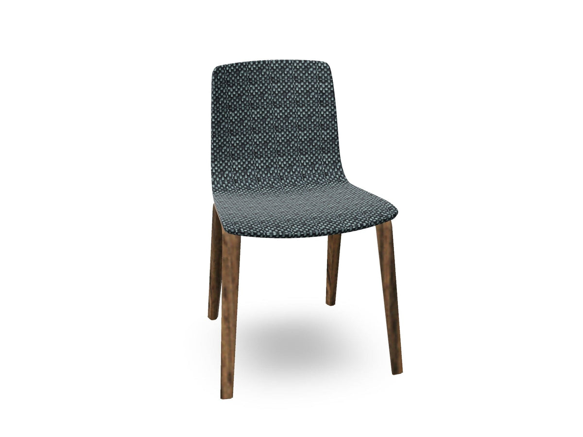 Aava 02-4 Wood Legs Chair With Fully Upholstered Chairs Arper 