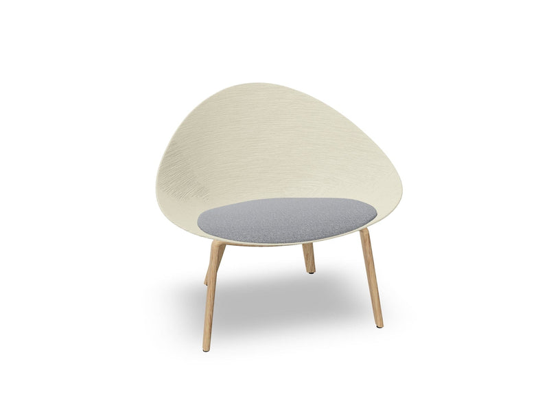 Adell 4 Leg Wood Lounge Chair lounge chair Arper 