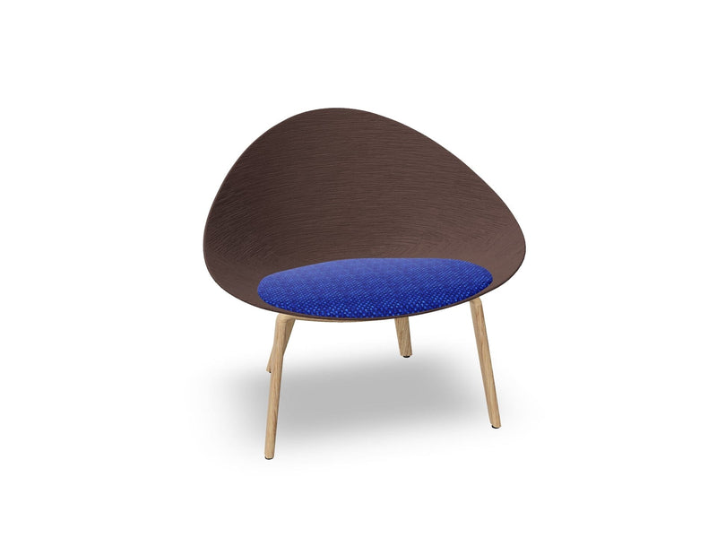 Adell 4 Leg Wood Lounge Chair lounge chair Arper 