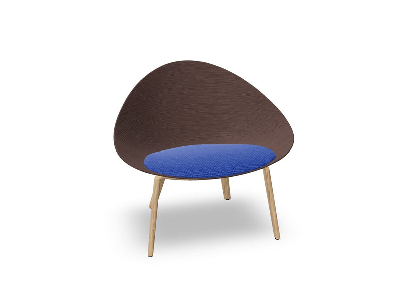 Adell 4 Leg Wood Lounge Chair lounge chair Arper 