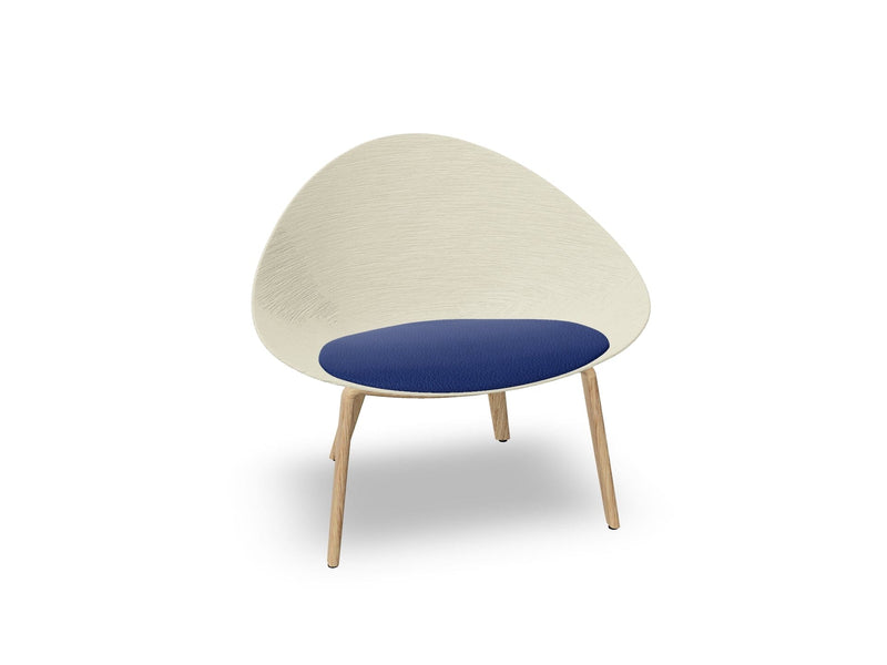 Adell 4 Leg Wood Lounge Chair lounge chair Arper 