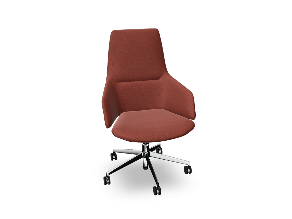 Aston Office Five Way Star Base Armchair Office Chair Arper 