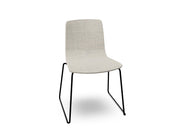 Aava 02 Sled Base Chair With Fully Upholstered Chairs Arper 