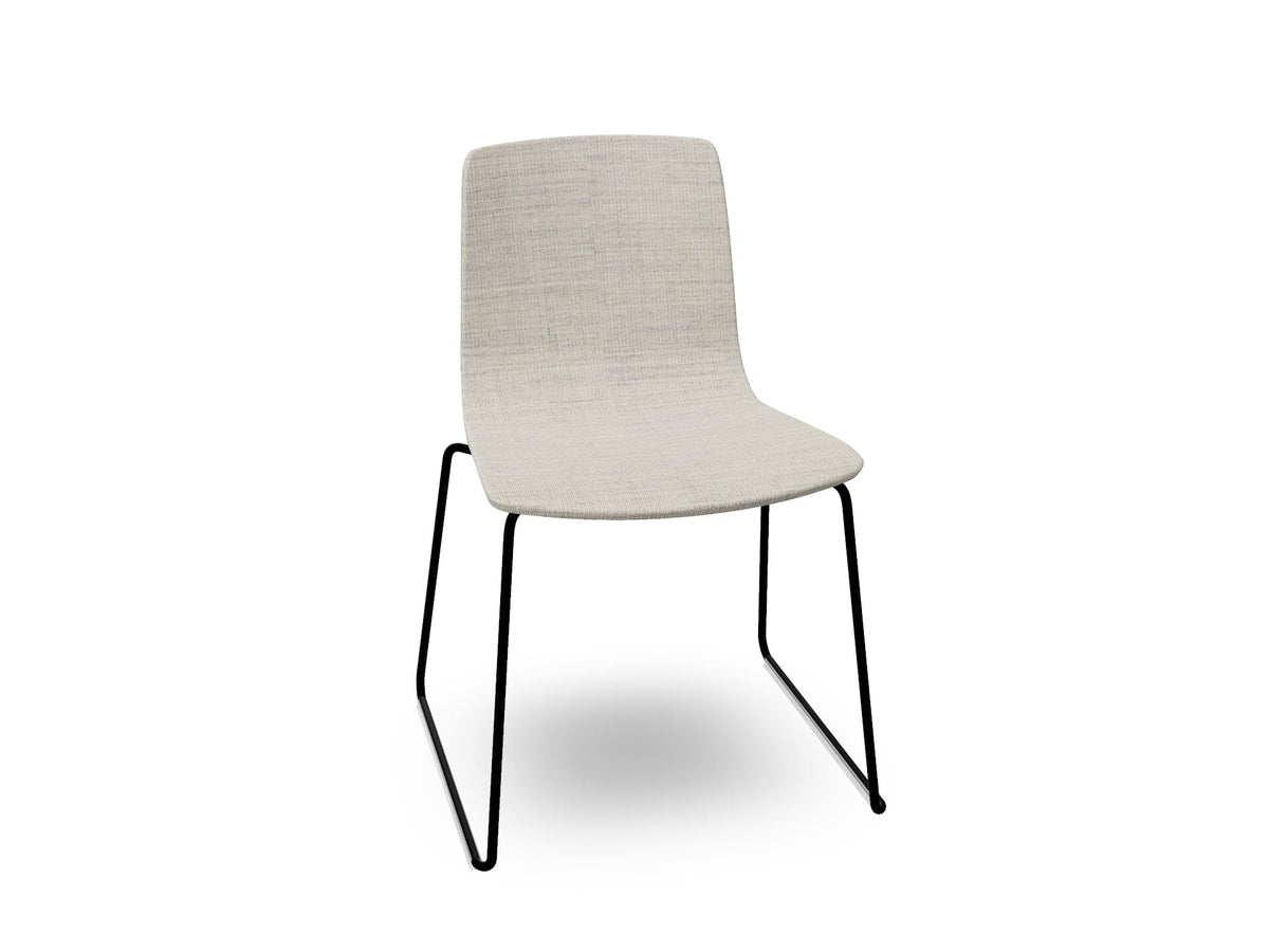 Aava 02 Sled Base Chair With Fully Upholstered Chairs Arper 