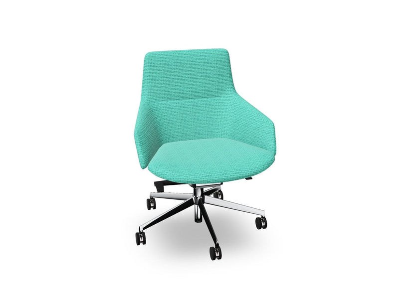Aston Conference Syncro Five Way Star Base Armchair task chair Arper 