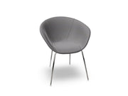 Duna 02 Four Leg Chair Fully Upholstered Chairs Arper 