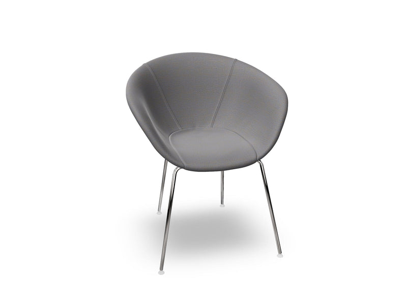 Duna 02 Four Leg Chair Fully Upholstered Chairs Arper 