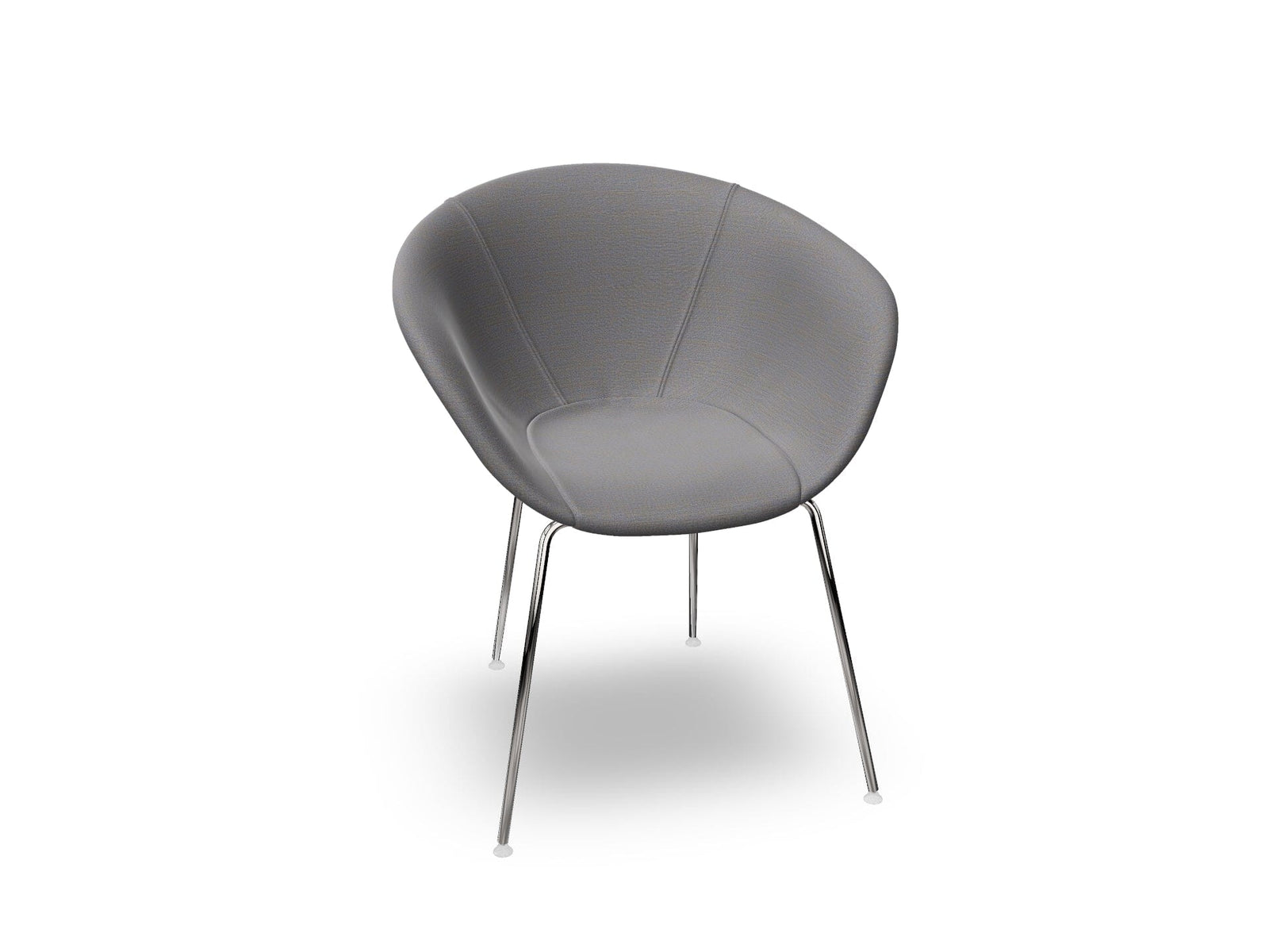 Duna 02 Four Leg Chair Fully Upholstered Chairs Arper 