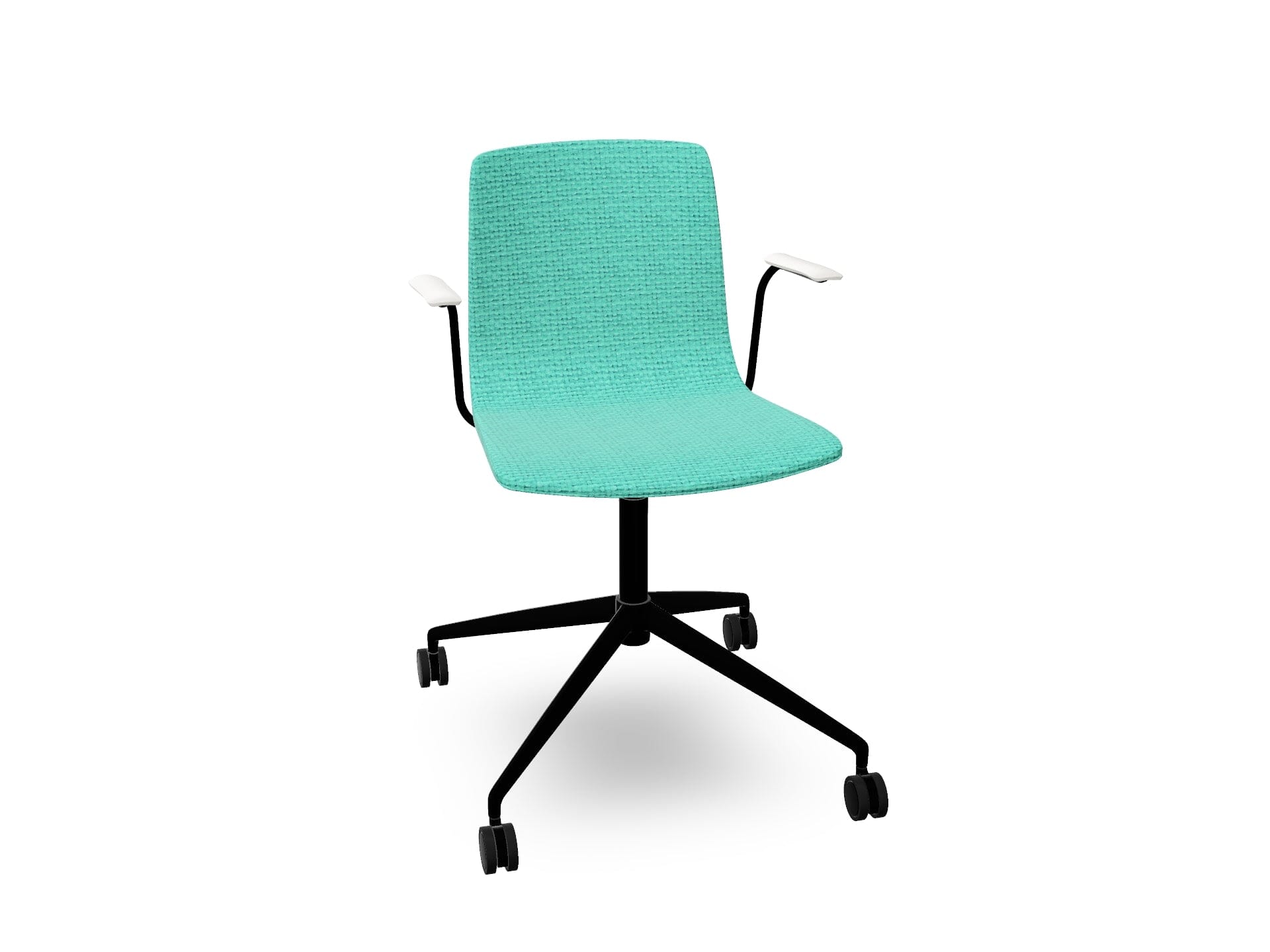 Aava 02 Fixed Trestle Base Chair With Fully Upholstered Chairs Arper 