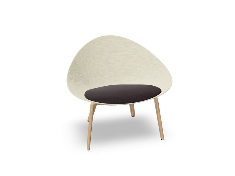 Adell 4 Leg Wood Lounge Chair lounge chair Arper 