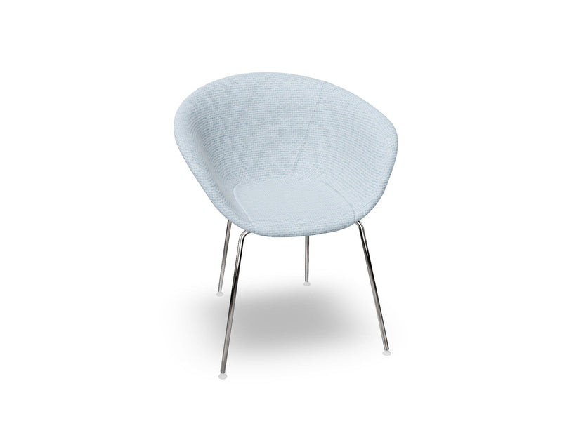 Duna 02 Four Leg Chair Fully Upholstered Chairs Arper 