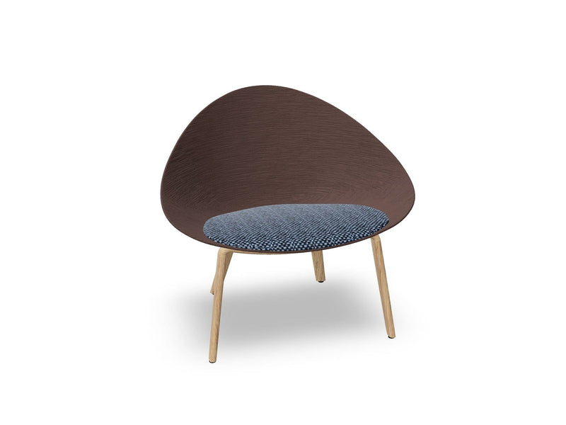 Adell 4 Leg Wood Lounge Chair lounge chair Arper 