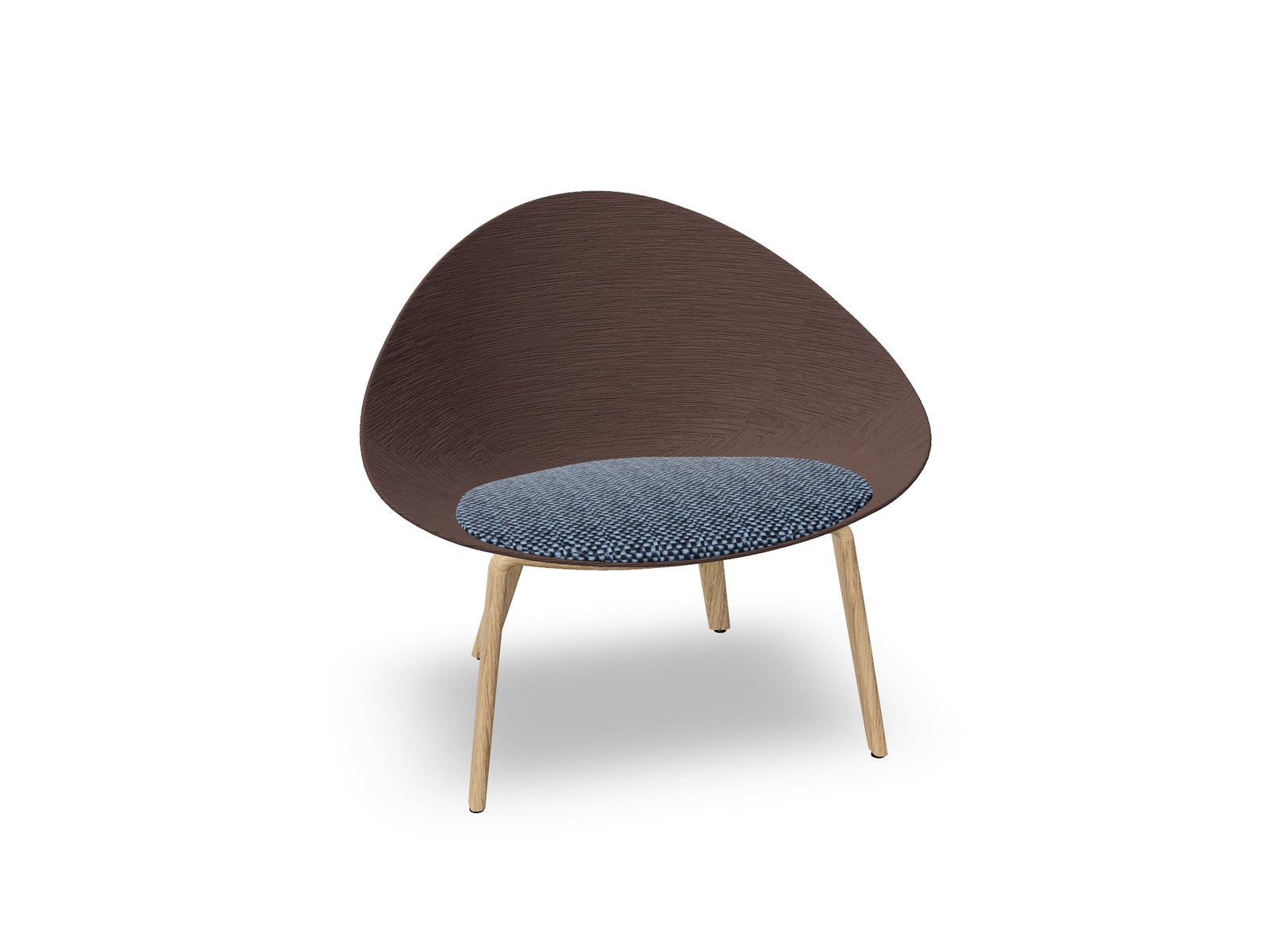 Adell 4 Leg Wood Lounge Chair