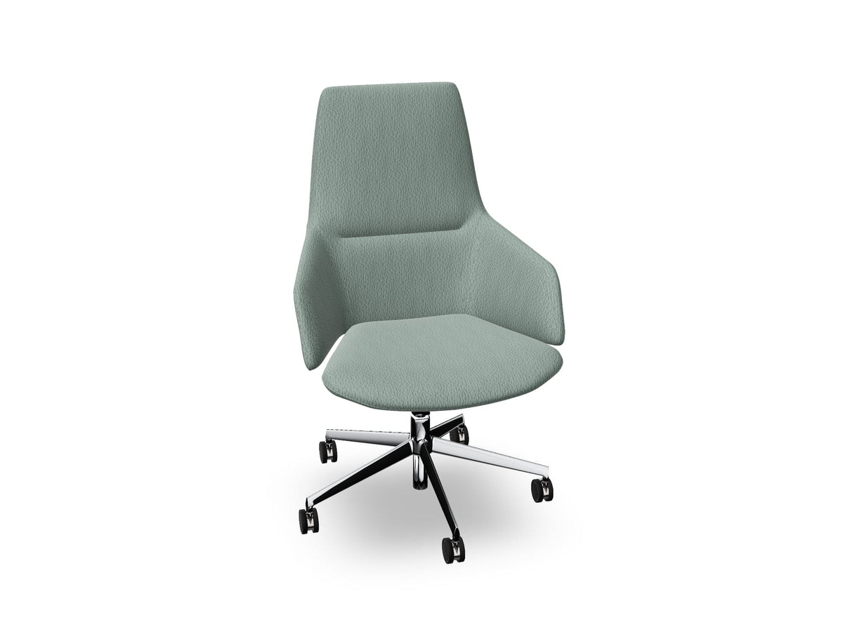 Aston Office Five Way Star Base Armchair Office Chair Arper 