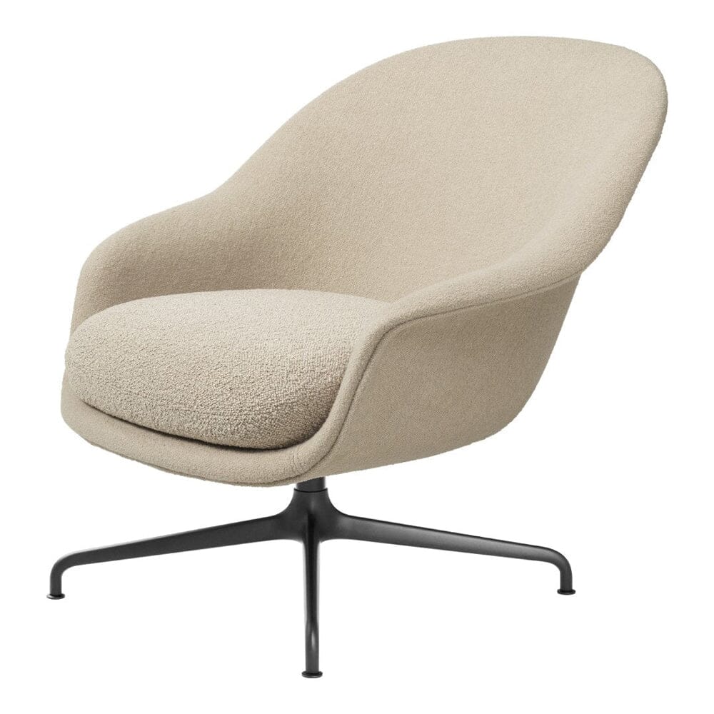 Bat 4-Star Base Lounge Chair - Fully Upholstered lounge chair Gubi 