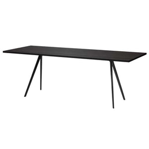 Baguette Table Dining Tables Magis Frame: Black, Top: MDF Veneered Dark Oak 