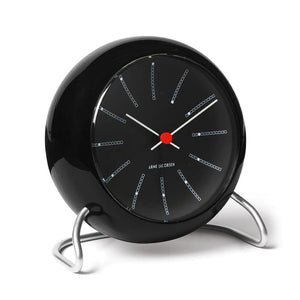 Bankers Alarm Clock, Black Decor Arne Jacobsen 