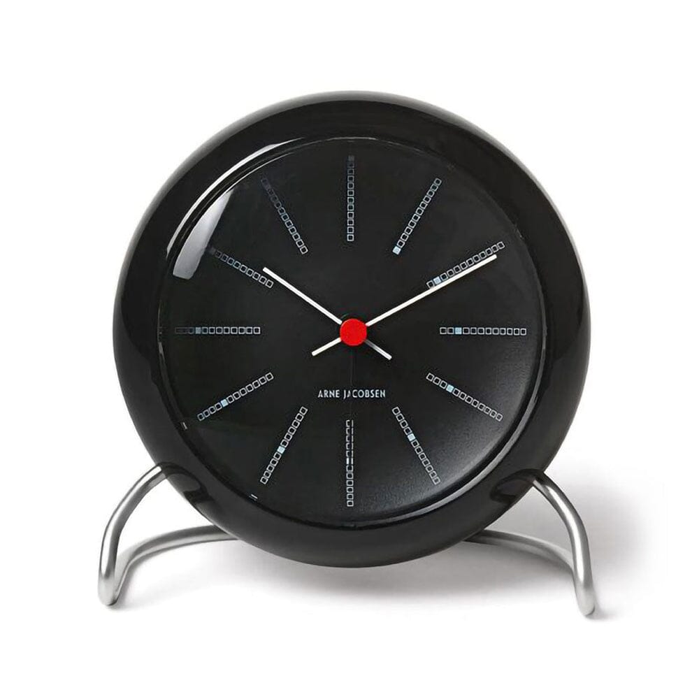 Bankers Alarm Clock, Black Decor Arne Jacobsen 