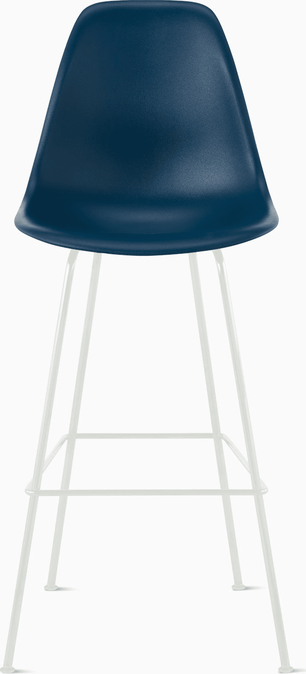 Eames Molded Plastic Bar Stool bar seating herman miller Blue Green White 