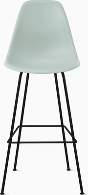 Eames Molded Plastic Bar Stool bar seating herman miller Grey Green Black 