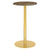 1.0 Bar Table bar height tables Gubi Small Brass base Brown Emperador Marble