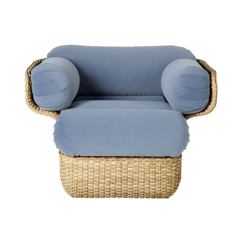 Basket Lounge Chair - Fully Upholstered lounge chair Gubi 