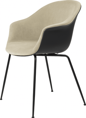 Bat Conic Base Dining Chair - Front Upholstered Chairs Gubi 