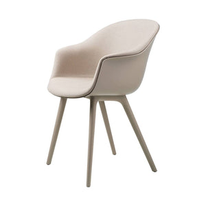 Bat Dining Chair - Front Upholstered with Plastic Base Chairs Gubi 