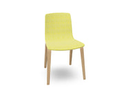 Aava 02-4 Wood Legs Chair With Fully Upholstered Chairs Arper 