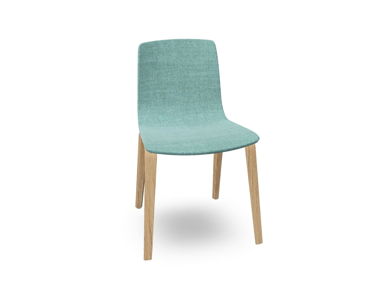 Aava 02-4 Wood Legs Chair With Fully Upholstered Chairs Arper 