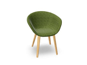 Duna 02 Wood Leg Chair With Full Upholstery Chairs Arper 