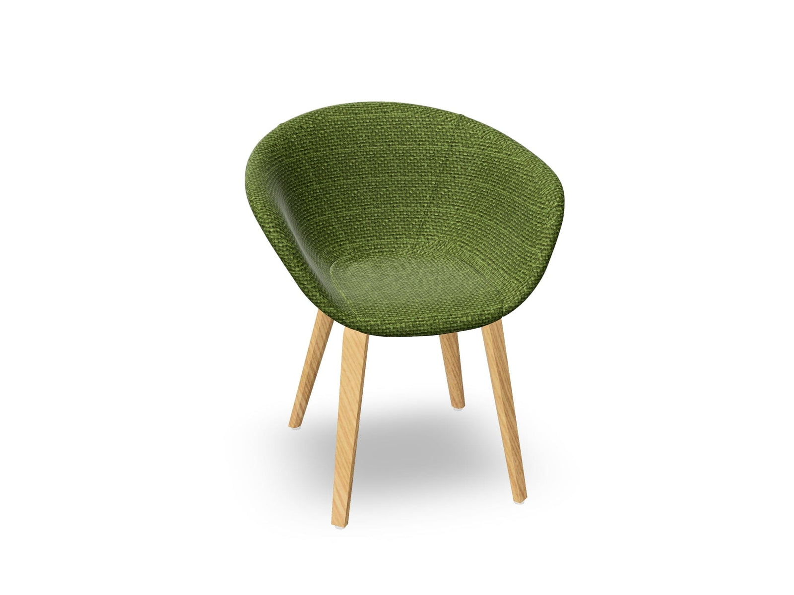 Duna 02 Wood Leg Chair With Full Upholstery Chairs Arper 