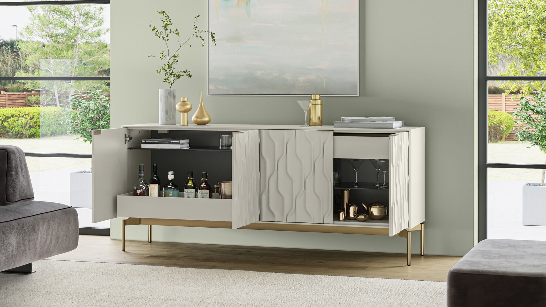 Mesa 7639 Storage Credenza