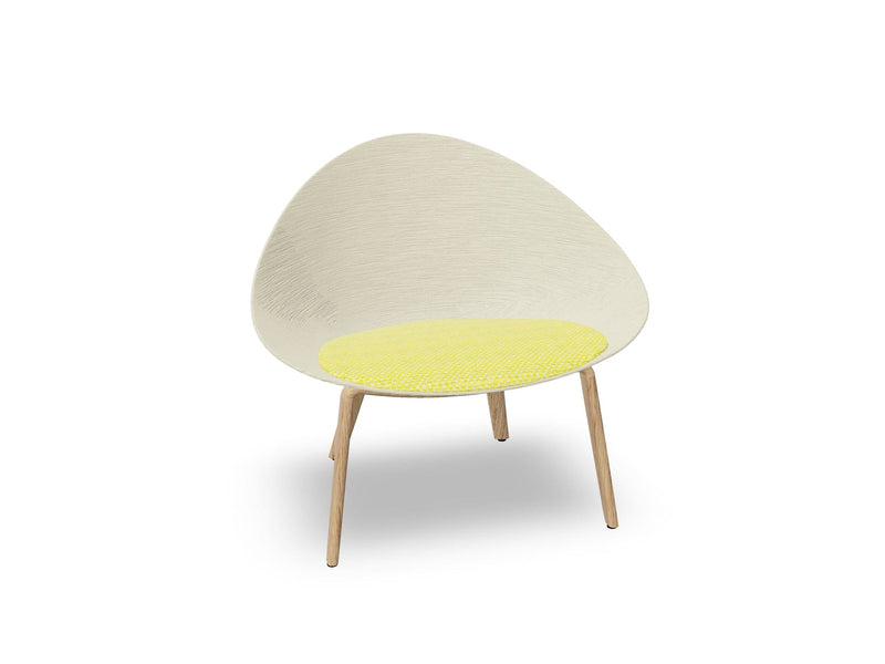 Adell 4 Leg Wood Lounge Chair lounge chair Arper 