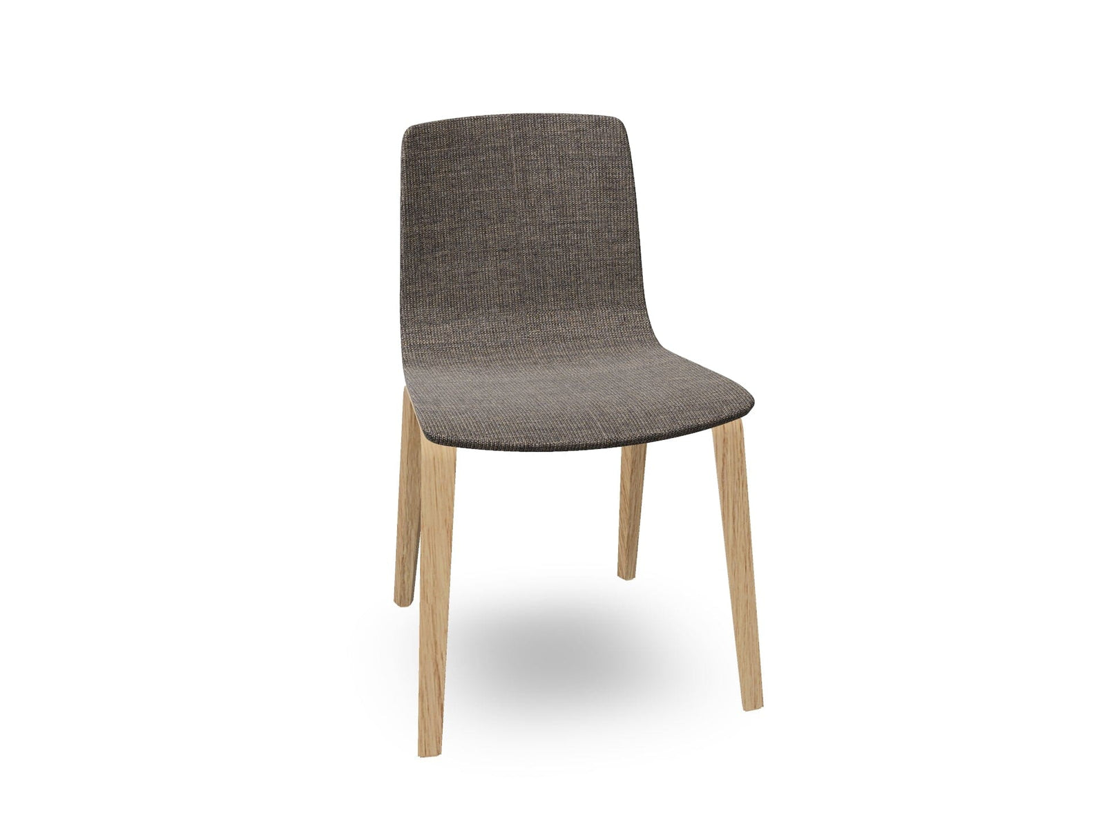 Aava 02-4 Wood Legs Chair With Fully Upholstered Chairs Arper 