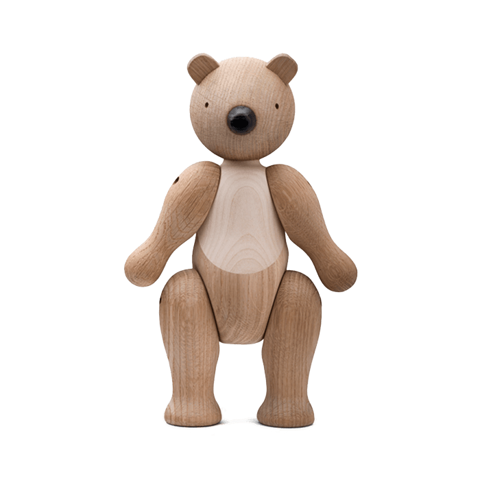 Kay Bojesen Bear, Oak/Maple (Medium)