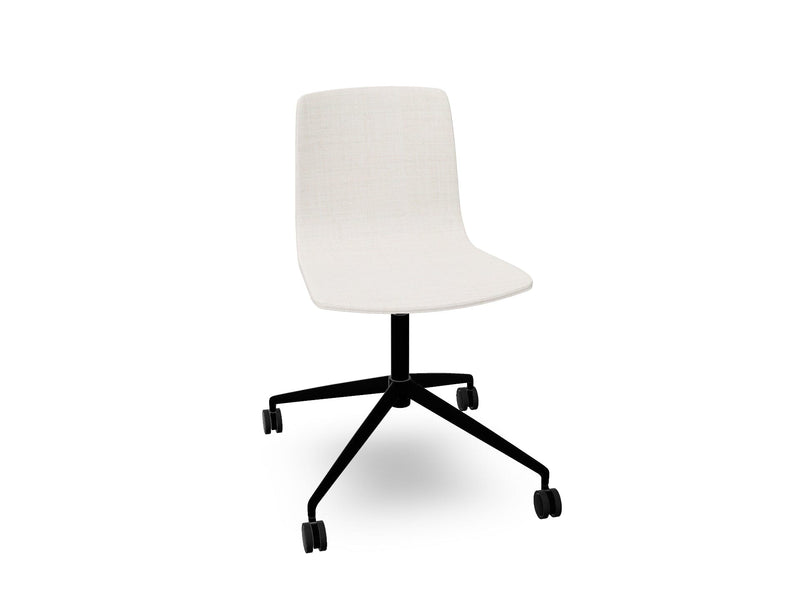 Aava 02 Fixed Trestle Base Chair With Fully Upholstered Chairs Arper 