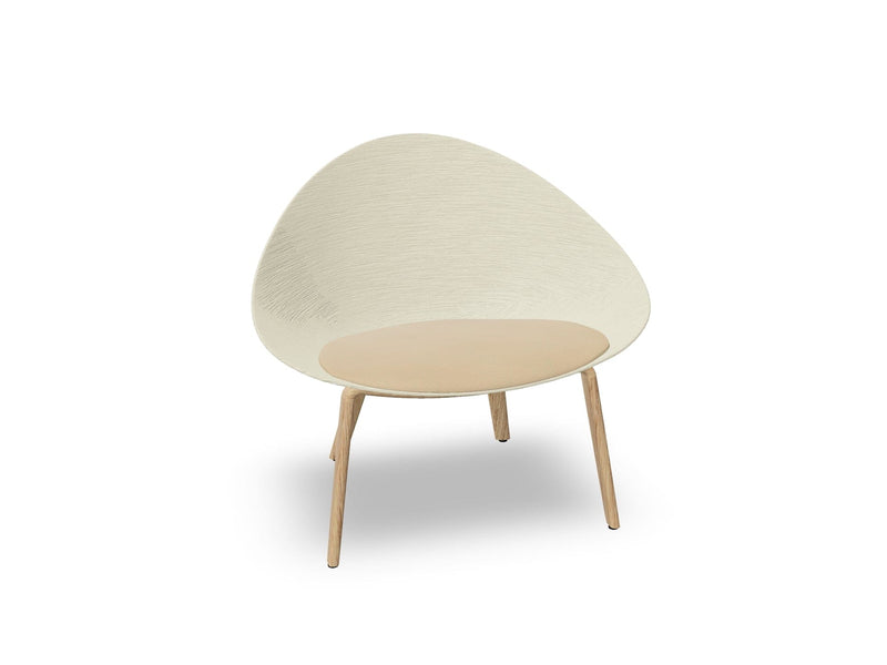 Adell 4 Leg Wood Lounge Chair lounge chair Arper 