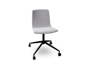 Aava 02 Fixed Trestle Base Chair With Fully Upholstered Chairs Arper 