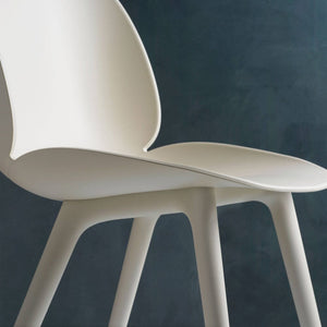 Beetle Dining Chair - Monochrome - Plastic Base Chairs Gubi 